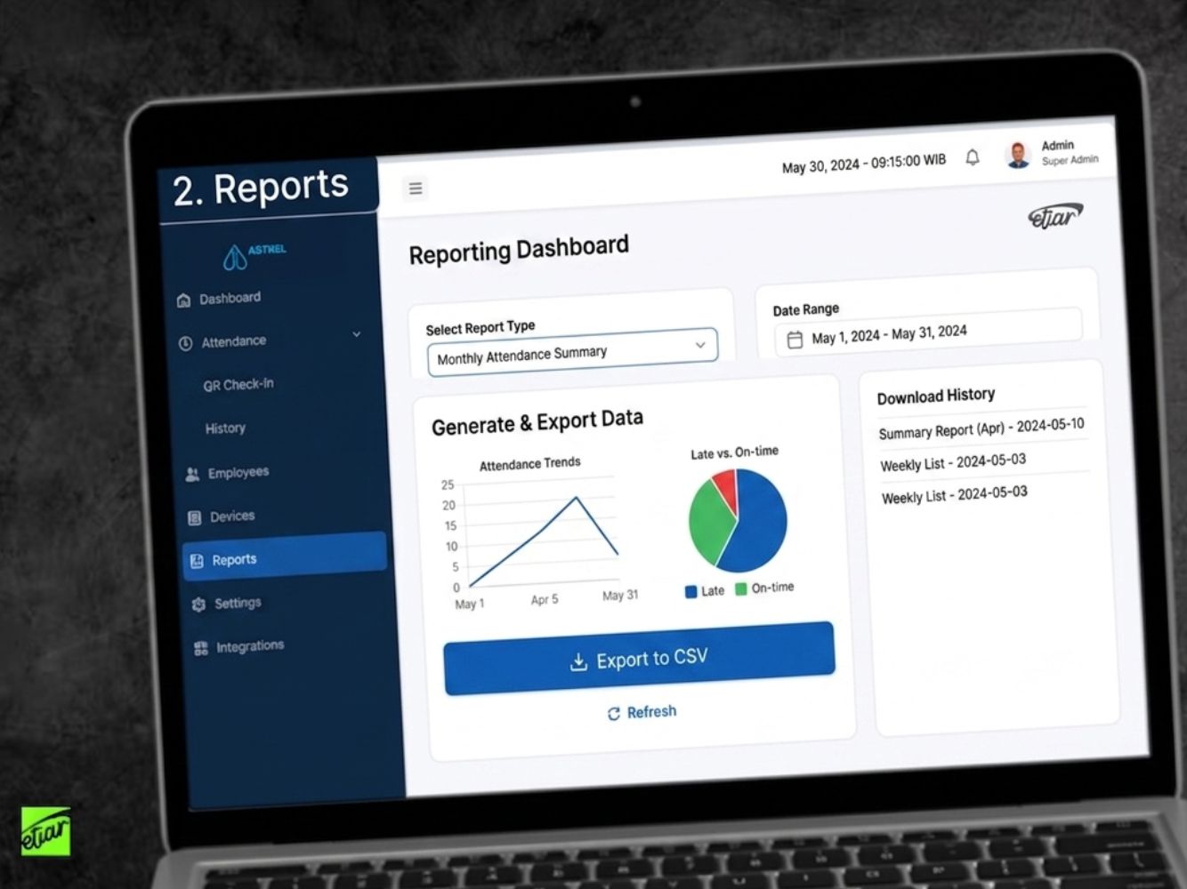Solusi reporting astrel