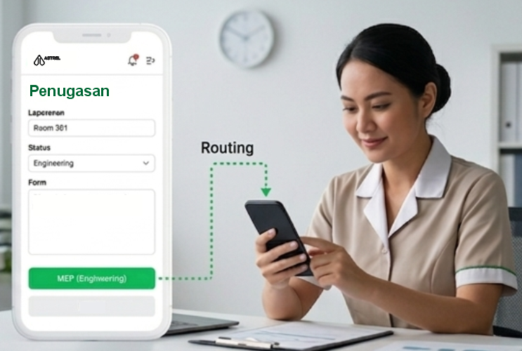 routing komplain astrel